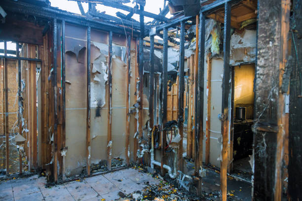 Professional Fire Damage Removal technician working in Laurel Bay, SC